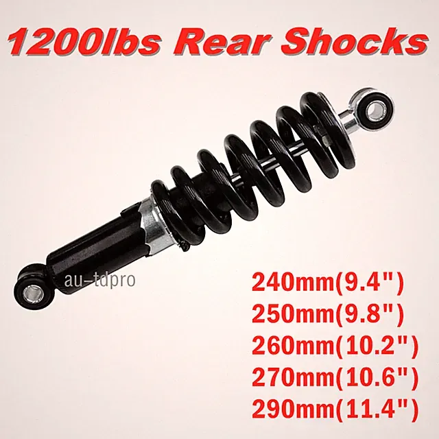240mm 250mm 260mm 290mm Rear Shocks For Dirt Bike Thumpstar CRF50 70 SSR 1200lbs